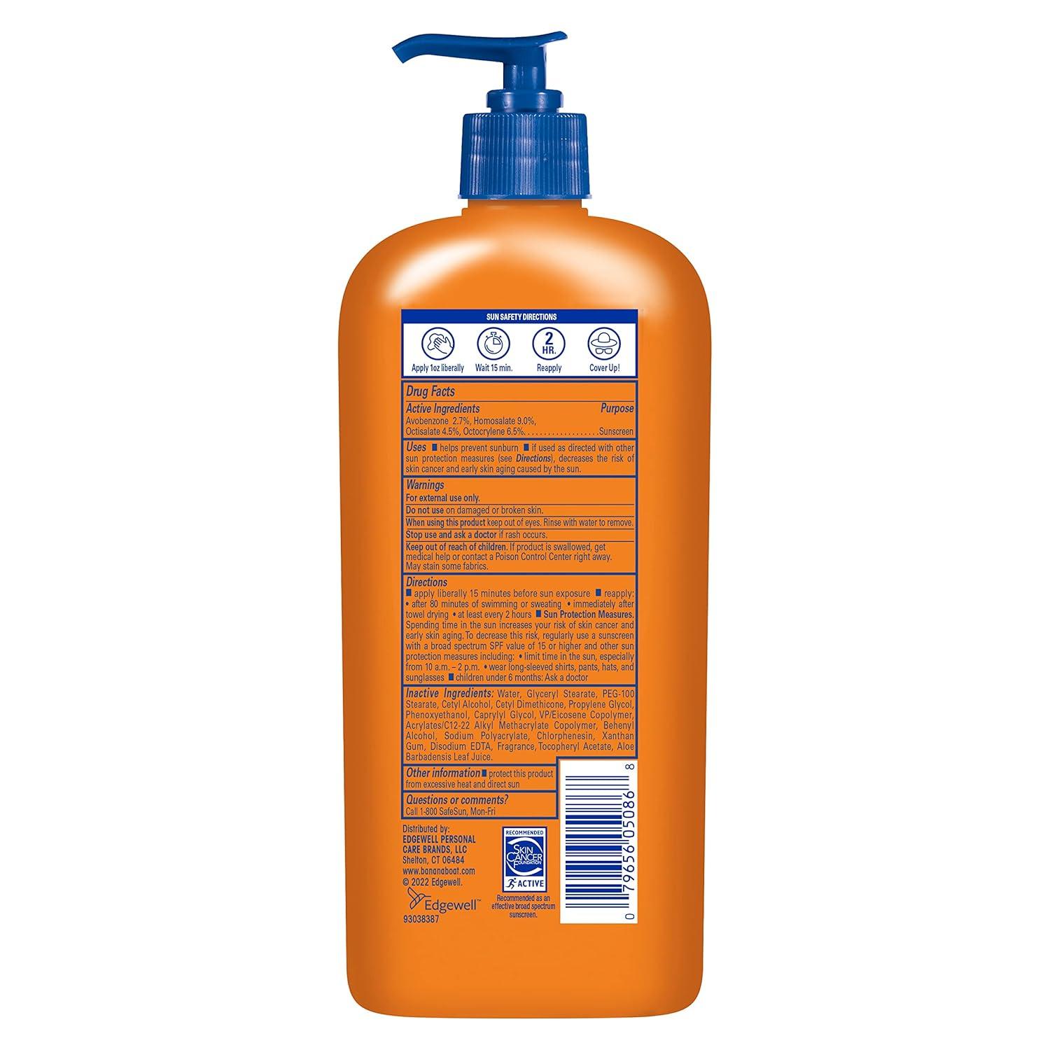 image:imageBanana Boat Sport Ultra SPF 50 Sunscreen Lotion 128 Fl Oz Oxybenzone Free Pack of 112 Fl Oz Pack of 1