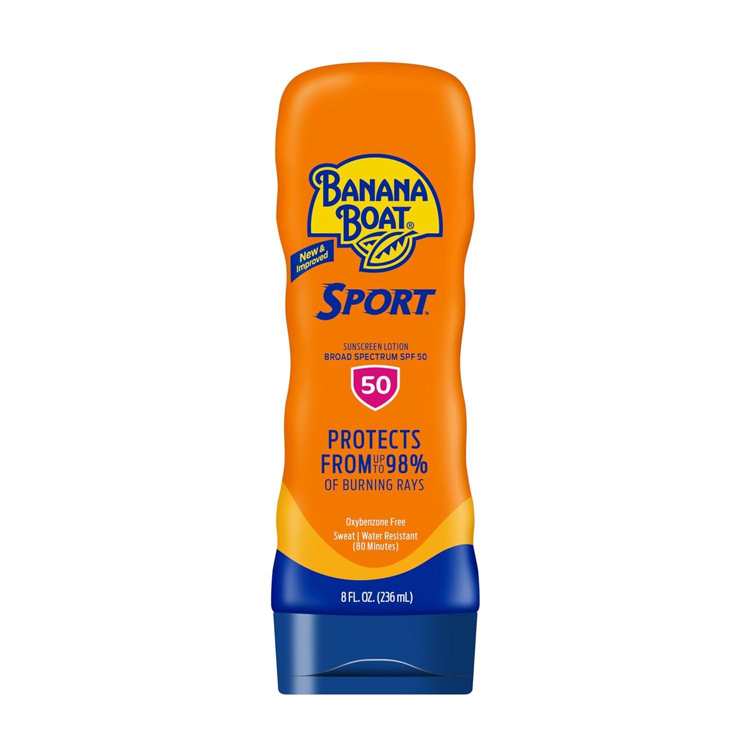 image:imageBanana Boat Sport Ultra SPF 50 Sunscreen Lotion 128 Fl Oz Oxybenzone Free Pack of 18 Fl Oz Pack of 1