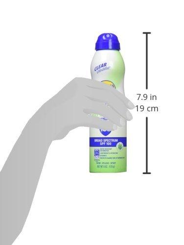 image:imageBanana Boat Ultra Defense Clear Sunscreen Spray SPF 100 6oz Lightweight Sunscreen Banana Boat SPF 100 Water Resistant 6oz6 Ounce Pack of 1