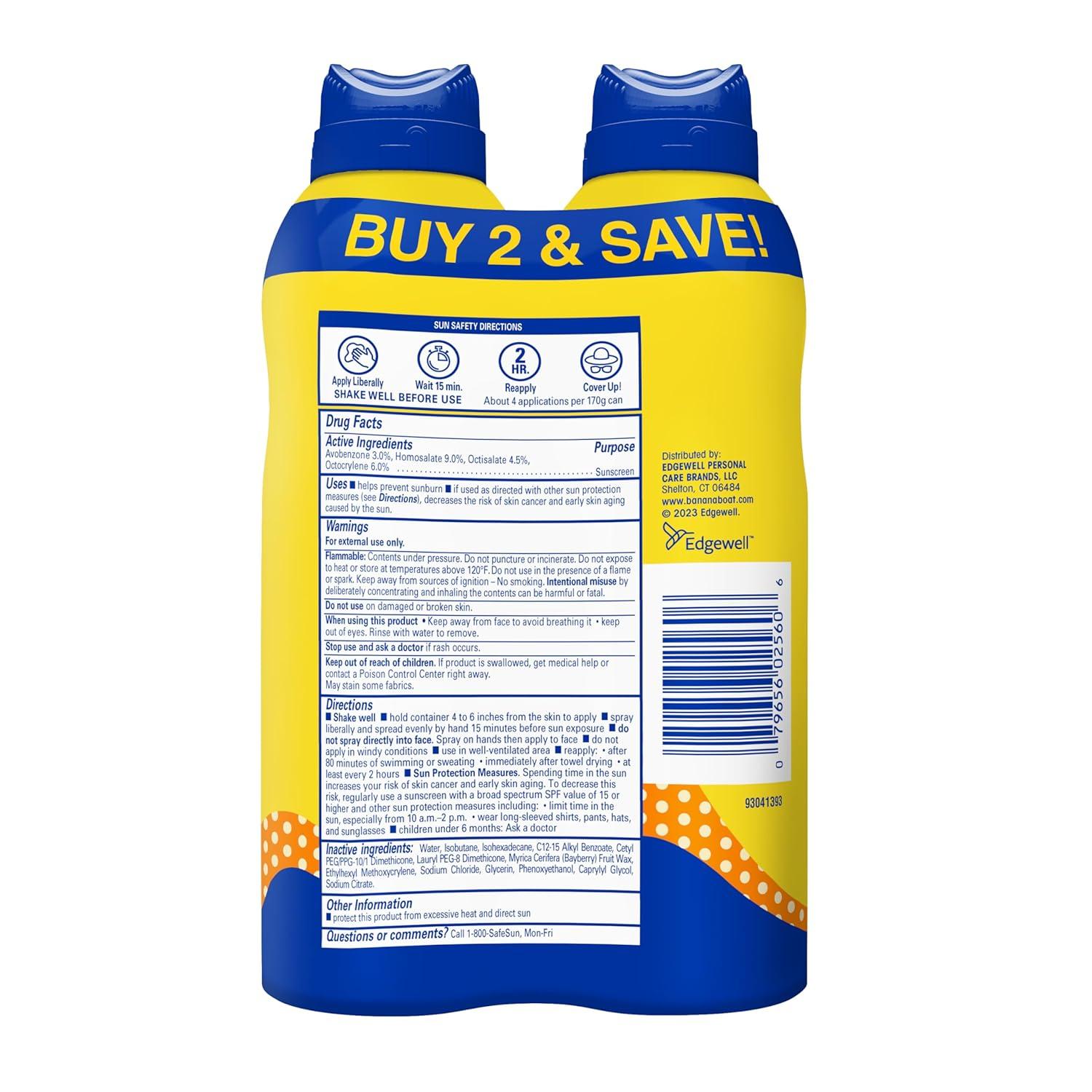 image:imageBanana Boat UltraMist Kids MAX Protect amp Play Clear Spray Sunscreen SPF 100 6 OZ6 Ounce Pack of 2