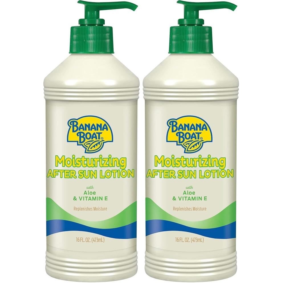 image:imageBanana Boat Moisturizing After Sun Lotion with Aloe and Vitamin E 16Fl Oz After Sun Care Banana Boat After Sun Lotion Sunburn Relief 16Fl Oz16 Fl Oz Pack of 2