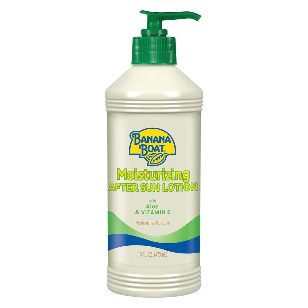 image:imageBanana Boat Moisturizing After Sun Lotion with Aloe and Vitamin E 16Fl Oz After Sun Care Banana Boat After Sun Lotion Sunburn Relief 16Fl Oz16 Fl Oz Pack of 1