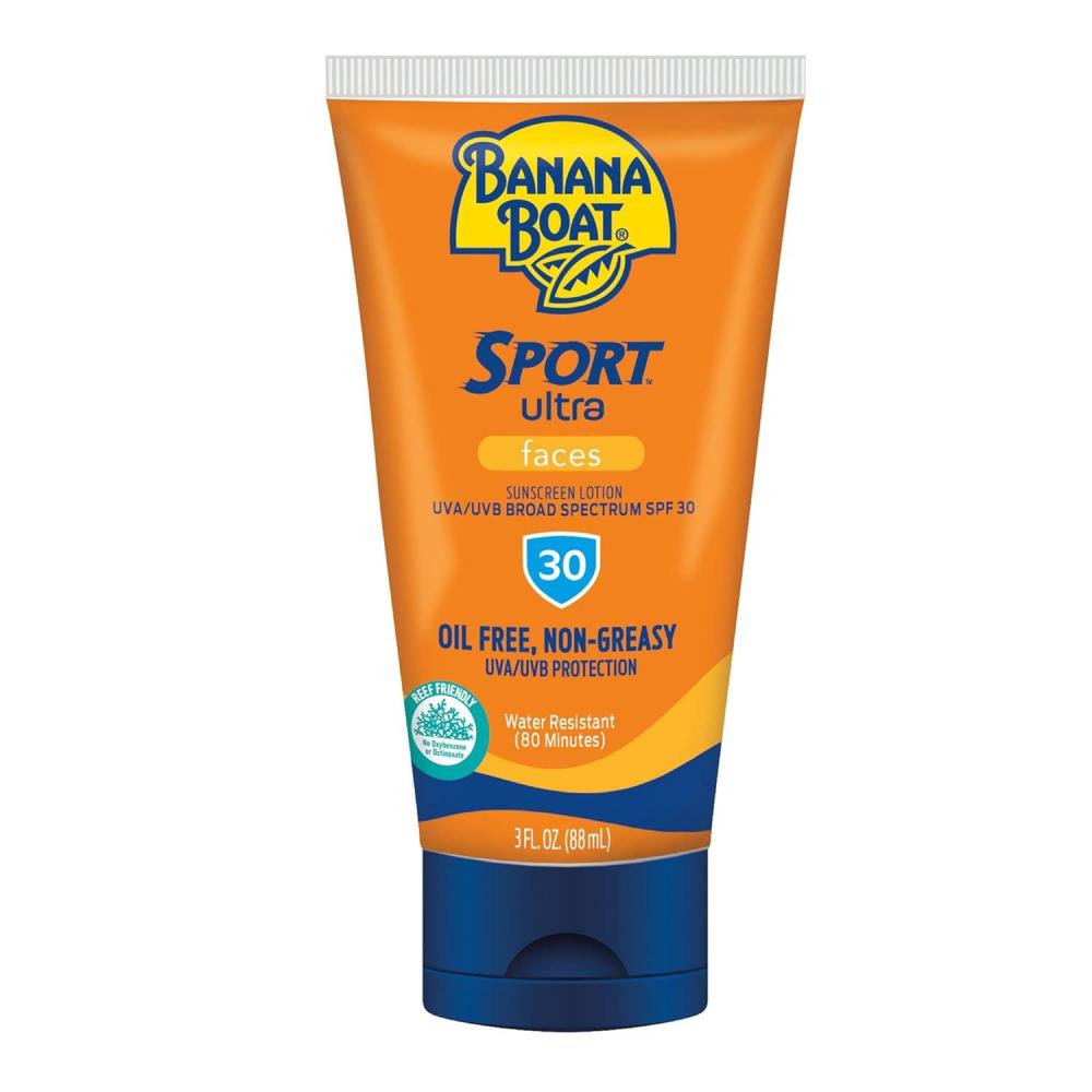 image:imageBanana Boat Sport Ultra SPF 30 Face Sunscreen Lotion 3oz Travel Size Sunscreen for Face Sunblock Lotion Banana Boat SPF 30 OxybenzoneFree 3oz