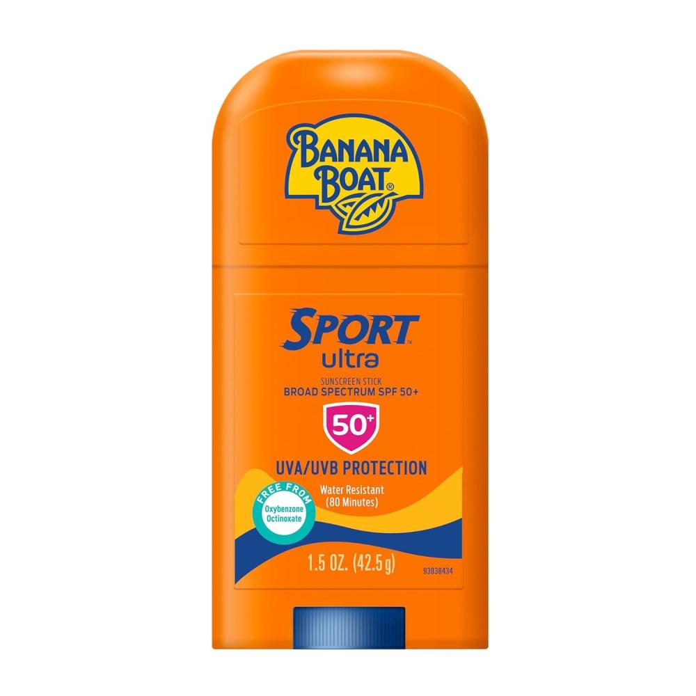 image:imageBanana Boat Sport Ultra Sunscreen Stick SPF 50 15oz  Travel Size Sunscreen Mini SPF Stick Sunblock Oxybenzone Free 15oz15 Ounce Pack of 1