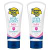 Banana Boat 100% Mineral Baby Sunscreen Lotion SPF 50 Twin Pack | SPF 50 Sunscreen for Babies, Baby Sunblock Lotion, Oxybenzone Free, 6oz each(6 Fl Oz (Pack of 12))
