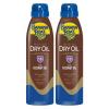 Banana Boat Dry Oil Tanning Spray Sunscreen SPF 15, 6oz | Protective Sun Tanning Oil with SPF 15 Sunscreen, Oxybenzone Free, 6oz each Twin Pack(6 Ounce (Pack of 2))