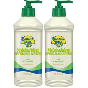 Banana Boat Moisturizing After Sun Lotion with Aloe and Vitamin E, 16Fl Oz, After Sun Care, Banana Boat After Sun Lotion, Sunburn Relief, 16Fl Oz(16 Fl Oz (Pack of 2))