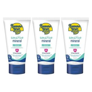 Banana Boat Sport 100% Mineral Sunscreen Spray SPF 50, 9.5oz | Banana Boat Mineral Sunscreen, Oxybenzone Free Sunscreen, Sport Sunscreen, Spray On Sunscreen, Water Resistant Sunscreen SPF 50, 9.5oz(3 Ounce)
