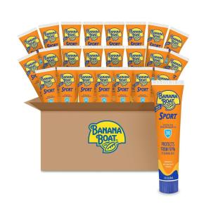 Banana Boat Sport Ultra SPF 50 Sunscreen Lotion, 128 Fl Oz, Oxybenzone Free (Pack of 1)(1 Fl Oz (Pack of 24))
