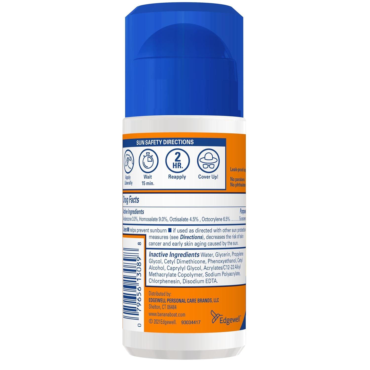 image:imageBanana Boat Sport Ultra SPF 60 Roll On Sunscreen 25Fl Oz Travel Size Sunscreen Roller Roll On Sunblock SPF 60 Oxybenzone Free Water Resistant 25Fl Oz25 Fl Oz Pack of 3