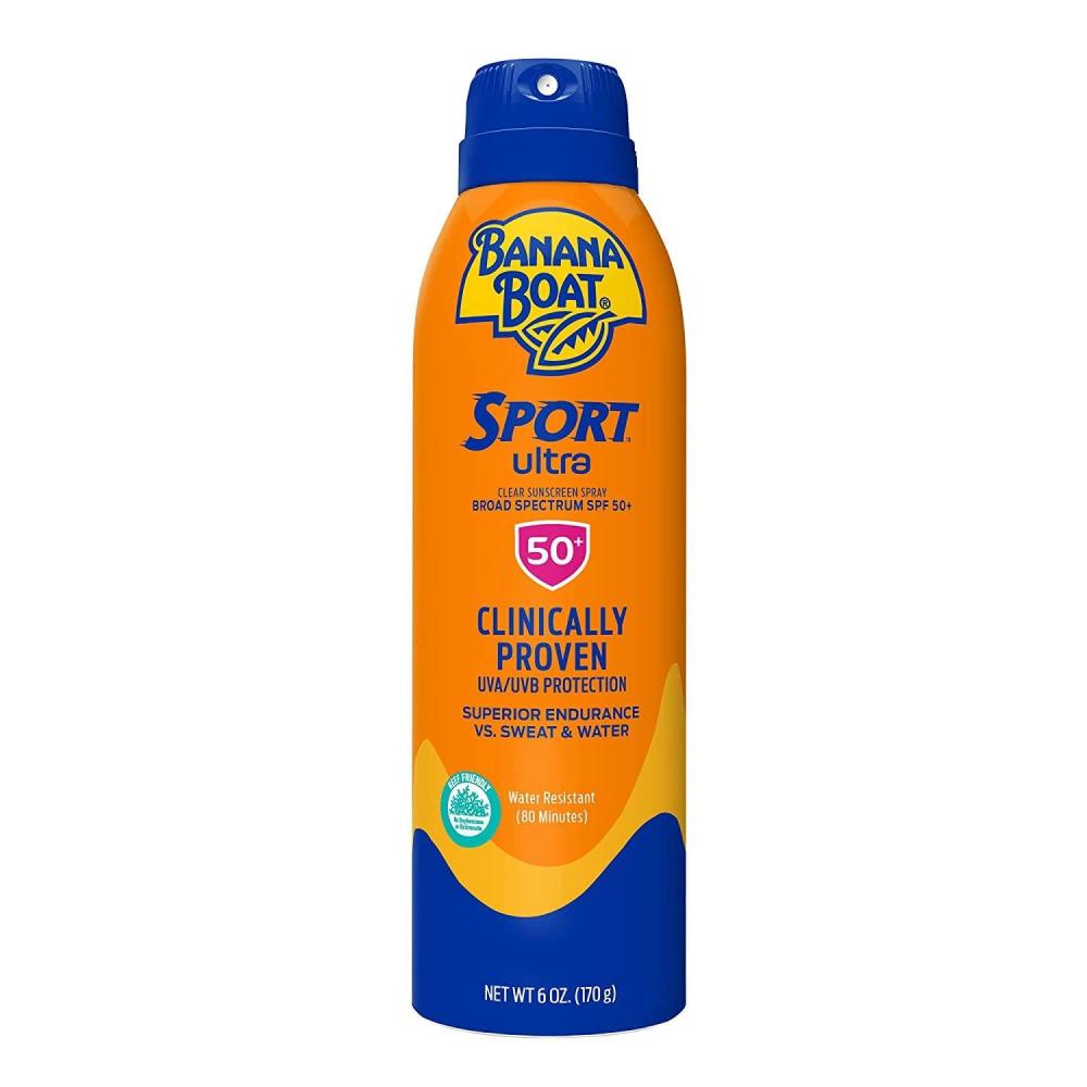 image:imageBanana Boat Sport Ultra SPF 50 Sunscreen Spray 6oz  Sport Spray Sunscreen SPF 50 Sunblock Skin Sun Protection Water Resistant Sun Care 6oz