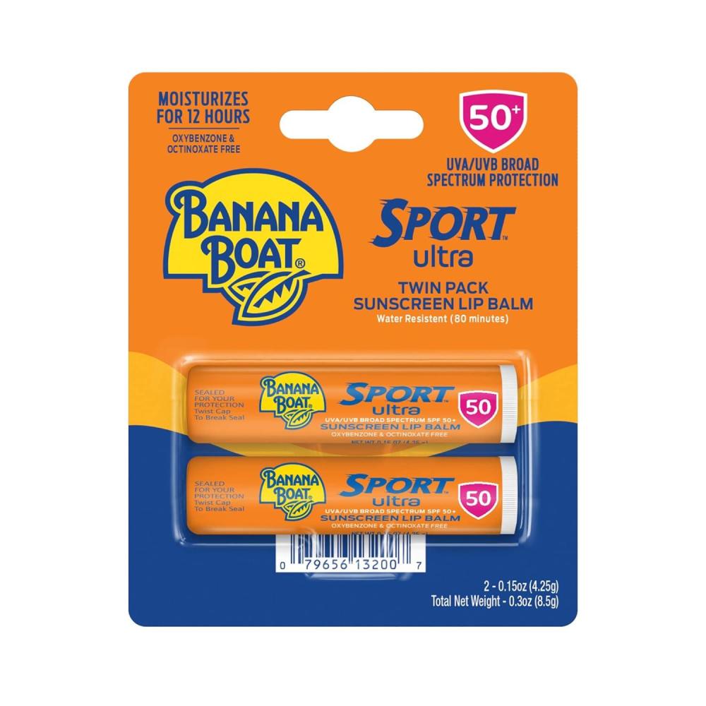 image:imageBanana Boat Sport Ultra Sunscreen Lip Balm Broad Spectrum SPF 50 015 Ounce 10 Count Pack of 1015 Ounce Pack of 20