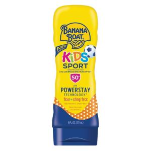 Banana Boat Kids Sport Tear-Free Sunscreen Spray, Kids Sport – SPF 50 – 6oz, Lotion(Kids Sport – SPF 50)