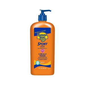 Banana Boat Sport Ultra SPF 50 Sunscreen Lotion, 12Fl Oz | Banana Boat Sunscreen SPF 50 Lotion, Oxybenzone Free, Sunblock, Family Size, 12Fl Oz (Pack of 1)(12 Fl Oz (Pack of 1))
