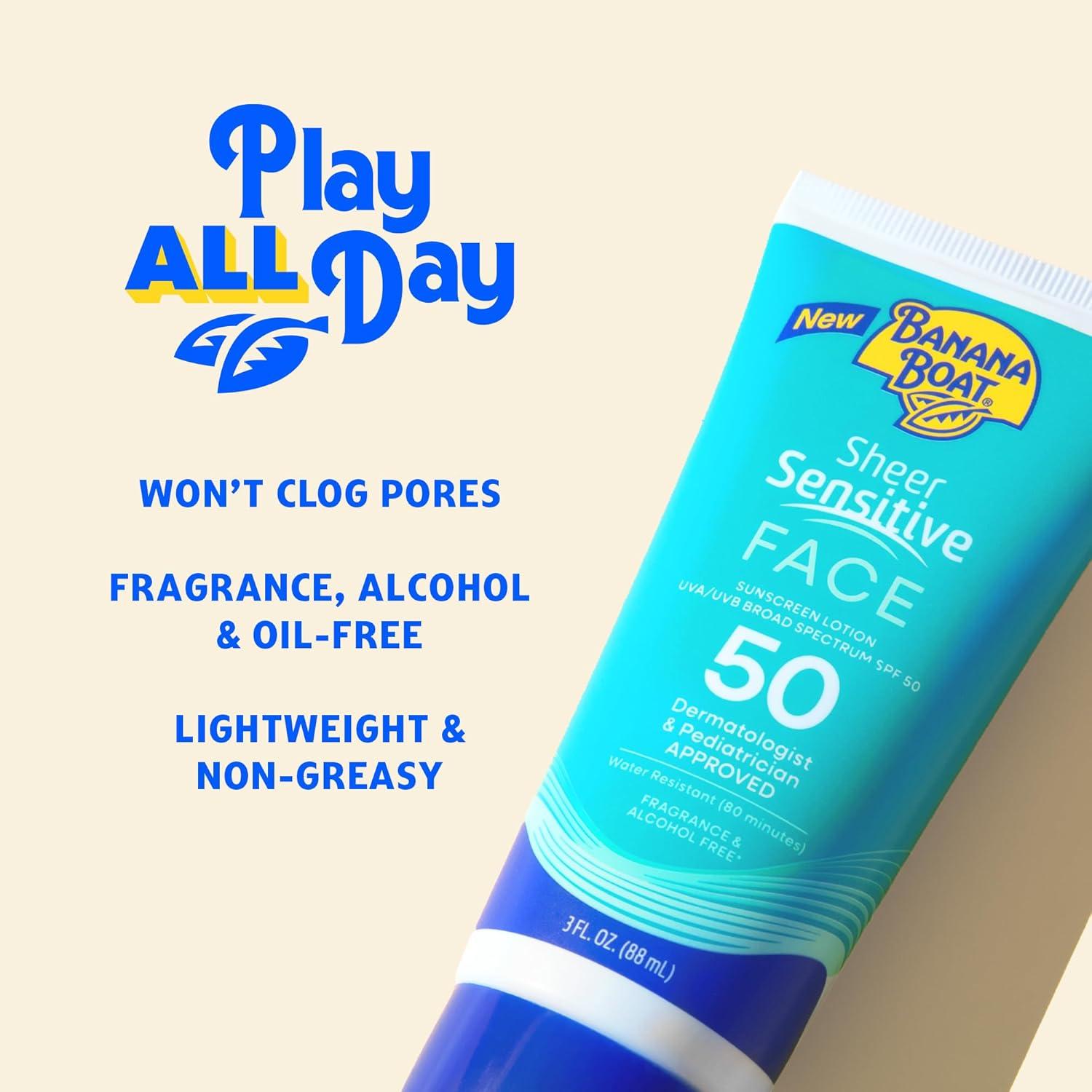 image:imageBanana Boat Sheer Sensitive Body Lotion SPF 50 6oz3 Fl Oz Pack of 1