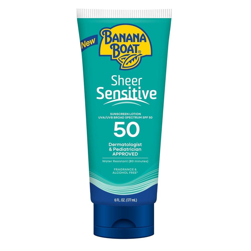 image:imageBanana Boat Sheer Sensitive Body Lotion SPF 50 6oz6 Fl Oz Pack of 1