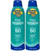 Banana Boat Sheer Sensitive Body Spray, SPF 50, 6oz(6 Ounce (Pack of 2))